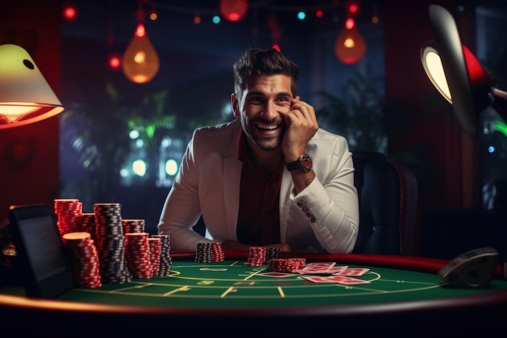 Tampilan antarmuka aplikasi president slot dengan menu permainan kasino dan sportsbook